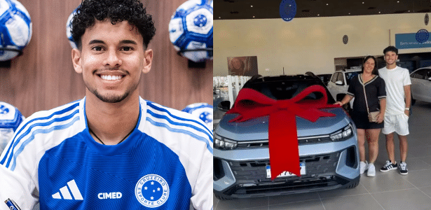 Joia da Base do Cruzeiro Surpreende Mãe com Carro de Luxo.
