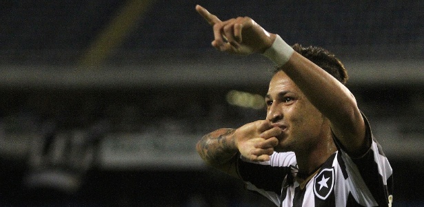 O atacante Neilton tem sido um dos destaques do Botafogo nos últimos jogos - Vitor Silva / SSPress