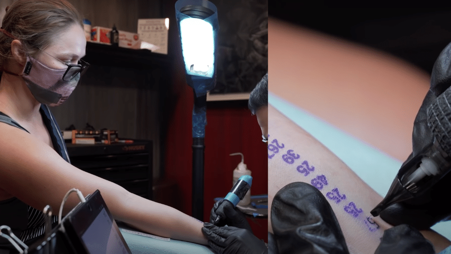 A ex-lutadora de MMA Ronda Rousey tatuou o tempo de suas vitórias no braço para homenagear carreira - Reprodução/YouTube