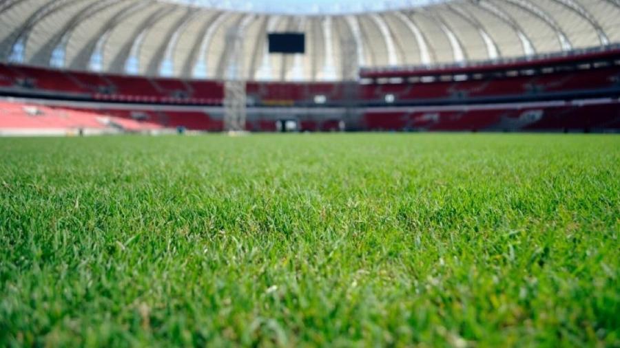 Gramado do estádio Beira-Rio, do Inter, em Porto Alegre - Mariana Capra/Arquivo/Inter