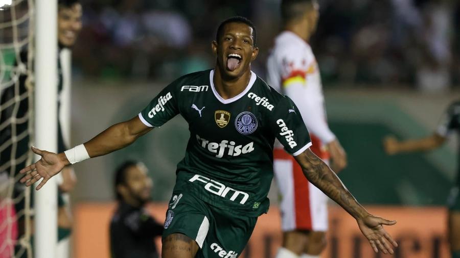 Danilo, do Palmeiras, comemora gol marcado contra a Juazeirense pela Copa do Brasil - Cesar Grecco/Palmeiras