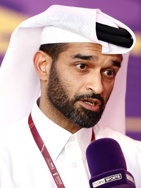 Hassan Al Thawadi, secretário-geral do Comitê Supremo para Entrega e Legado da Copa do Mundo do Qatar. - ANP via Getty Images