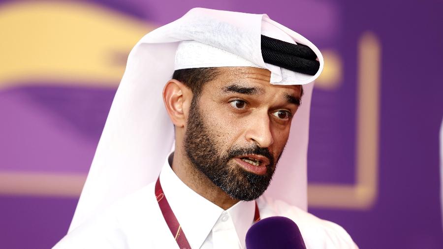 Hassan Al Thawadi, secretário-geral do Comitê Supremo para Entrega e Legado da Copa do Mundo do Qatar - ANP via Getty Images