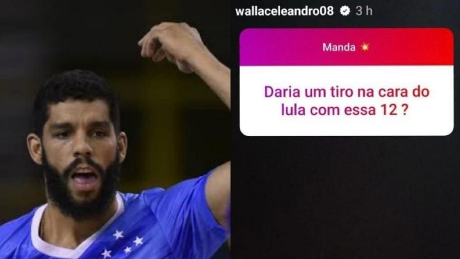 Wallace faz enquete perguntando se dariam um tiro no presidente Lula - Reprodução