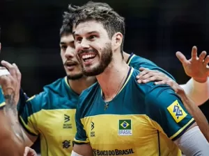 Brasil bate Sérvia e engata 2ª vitória seguida na Liga das Nações de vôlei masculino