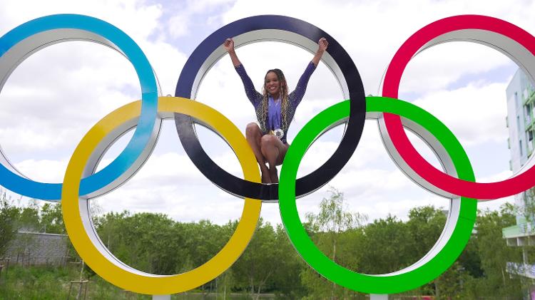 Rebeca Andrade conquistou uma medalha de ouro, duas de prata e uma de bronze