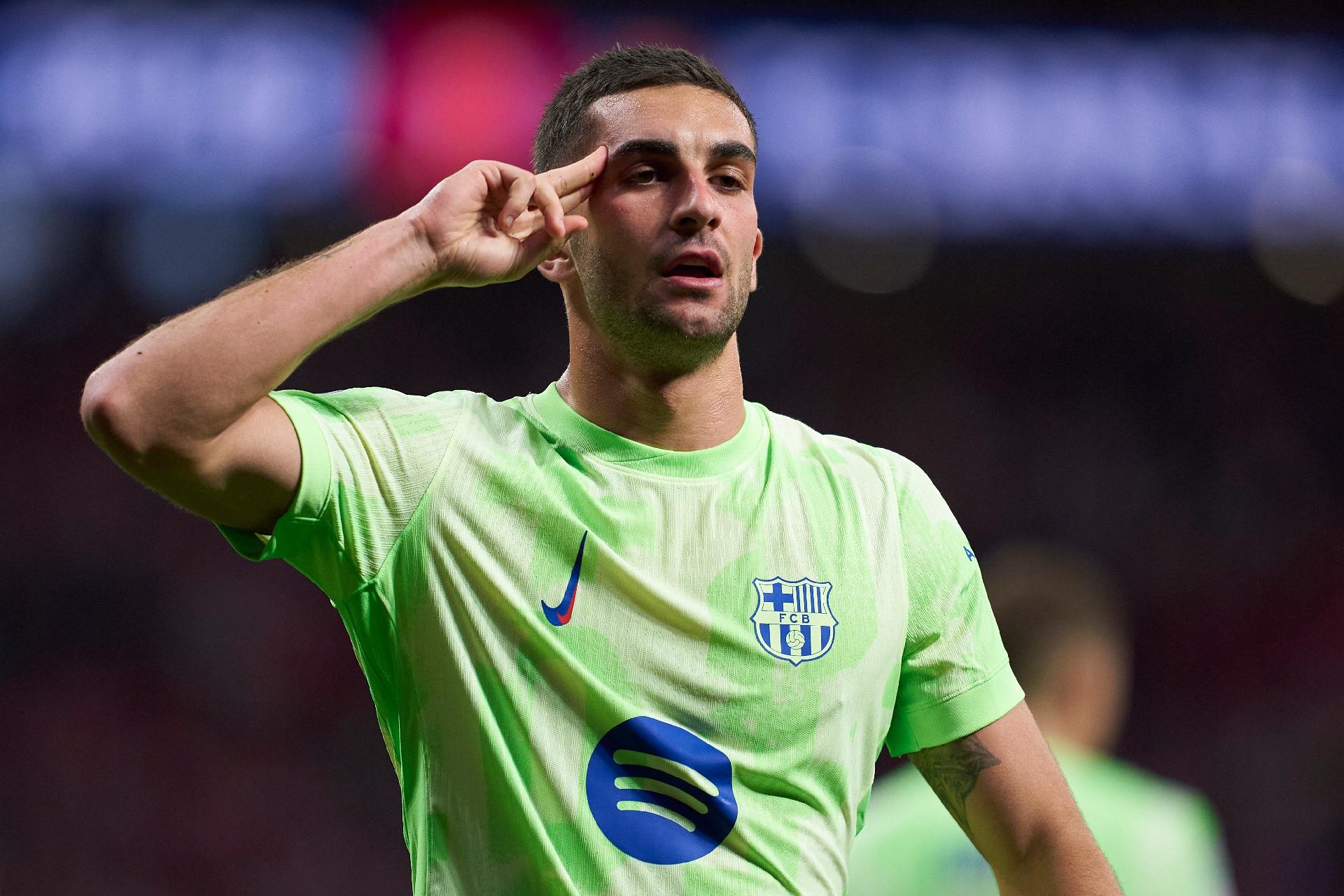 Ferran Torres, autor do gol do Barcelona (Foto: Mateo Villalba/Getty Images)
