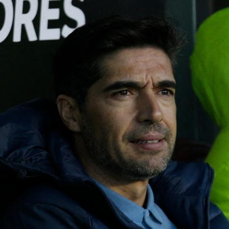 Abel Ferreira, técnico do Palmeiras, durante jogo contra o Bolívar na Libertadores Abel Ferreira, técnico do Palmeiras, durante jogo contra o Bolívar na Libertadores