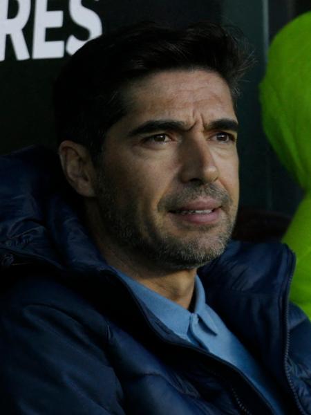 Abel Ferreira, técnico do Palmeiras, durante jogo contra o Bolívar na Libertadores Abel Ferreira, técnico do Palmeiras, durante jogo contra o Bolívar na Libertadores