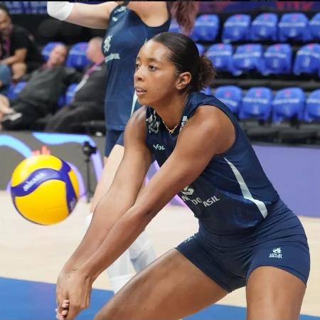 Kisy, durante treino da seleão brasileira feminina de vôlei, no Maracanãzinho Kisy, durante treino da seleão brasileira feminina de vôlei, no Maracanãzinho