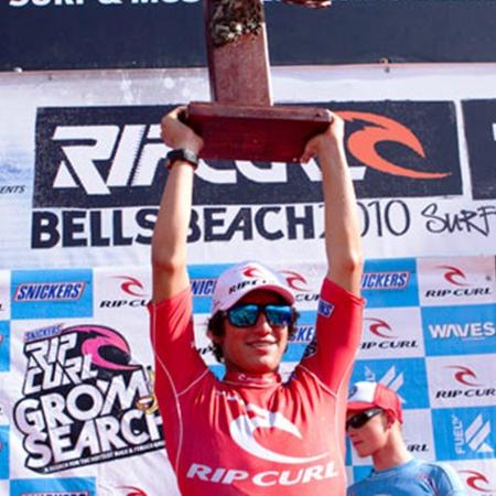 Medina foi campeão do Rip Curl GromSearch em 2010