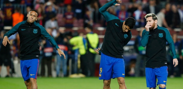 Neymar, Messi e Suárez foram liberados de jogo da Supercopa da Catalunha  - AFP/PAU BARRENA
