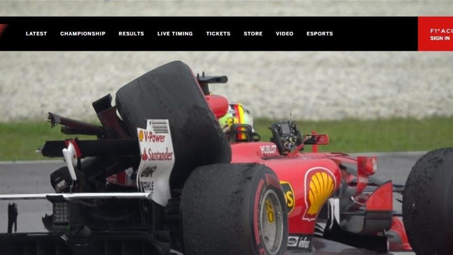 Vettel se envolveu em acidente após a bandeirada - F-1/Oficial
