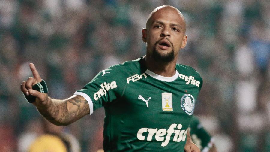 Felipe Melo foi liberado do treino pelo Palmeiras por causa de febre - Marcello Zambrana/AGIF