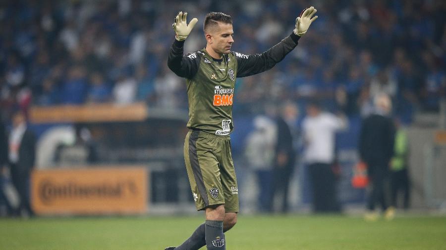 Victor, goleiro do Atletico-MG, durante partida contra o Cruzeiro pela Copa do Brasil 2019 - Thomas Santos/AGIF