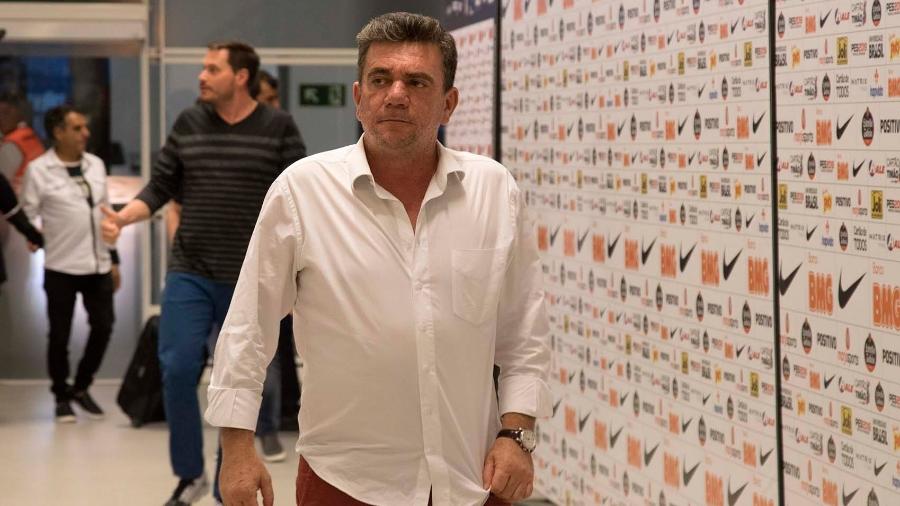 Andrés Sanchez, presidente do Corinthians, dispara ironias em entrevista coletiva antes do jogo - Daniel Augusto Jr/Agência Corinthians