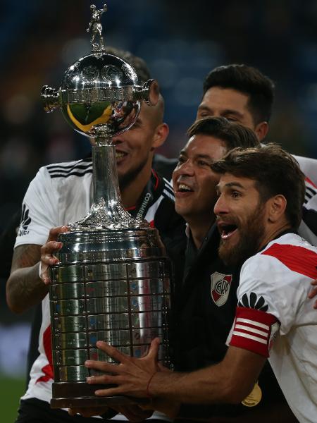 River Plate comemora a conquista da Libertadores da América de 2018 - Cezaro de Luca/Getty Images