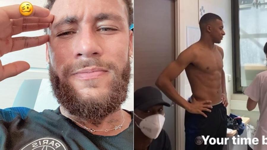 Neymar Jr. e Kylian Mbappé: de volta ao PSG - Reprodução/Instagram