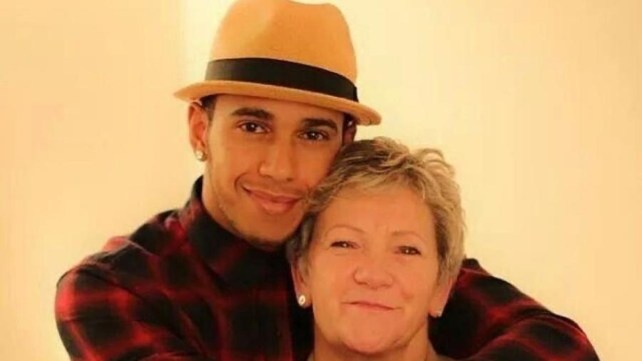 Lewis Hamilton e a mãe, Carmen Larbalestier - Arquivo pessoal/Instagram