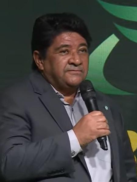 O presidente da CBF, Ednaldo Rodrigues, durante o sorteio da Copa do Brasil 2023 - Reprodução/ Youtube CBF
