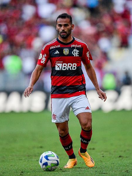 Thiago Maia durante a vitória do Flamengo sobre o Corinthians