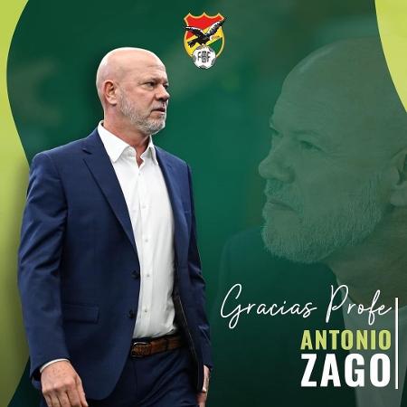 Seleção da Bolívia anunciou demissão de Carlos Antônio Zago