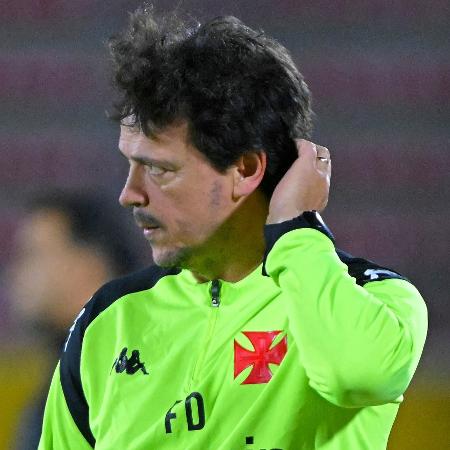 Fernando Diniz, técnico do Vasco, durante jogo contra o Del Valle Fernando Diniz, técnico do Vasco, durante jogo contra o Del Valle