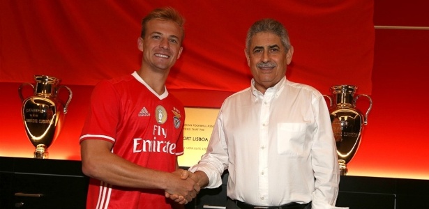 O jogador foi contratado pelo Benfica com contrato até 2021 - Isabel Cutileiro / SL Benfica