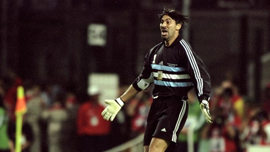 Carlos Roa, goleiro da seleção da Argentina na Copa do Mundo de 1998 - Stu Forster/Allsport/Getty Images