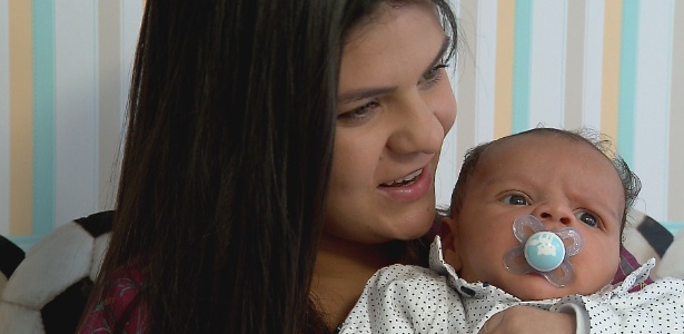 Graziele deu à luz Tiago, filho do atacante Thiaguinho, morto em desastre aéreo - TV Record