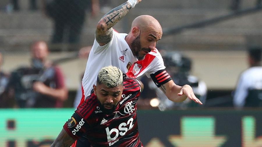 Cena da final da Libertadores, decidida entre Flamengo e River Plate, os favoritos desta edição - Pilar Olivares/Reuters