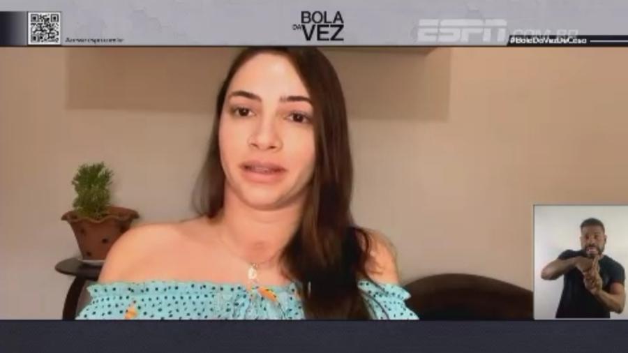 Laís Souza diz que acidente foi mostrado de "forma bonita" - Reprodução/ESPN