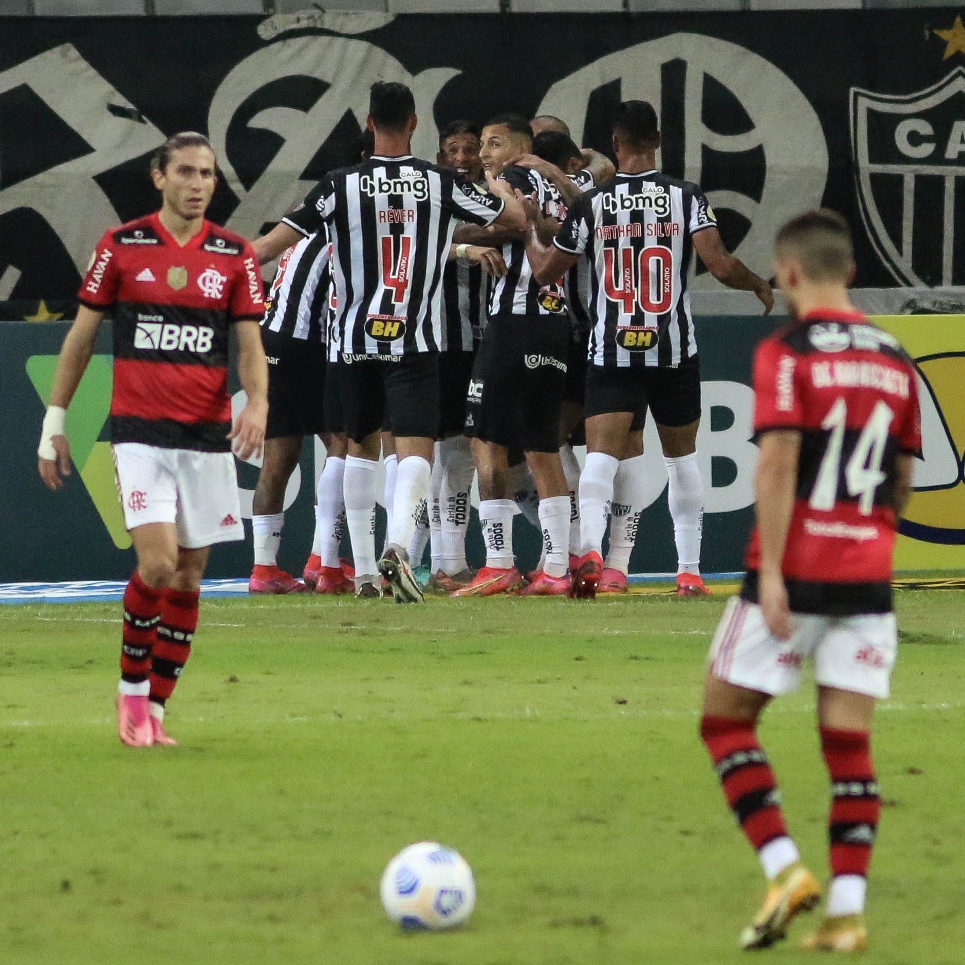 Brasileirão: como foram os últimos jogos entre Flamengo e Atlético-MG?