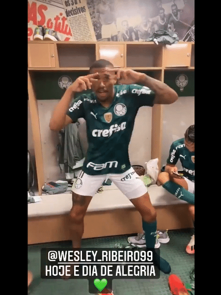 Vasco prepara oferta por Wesley, do Palmeiras