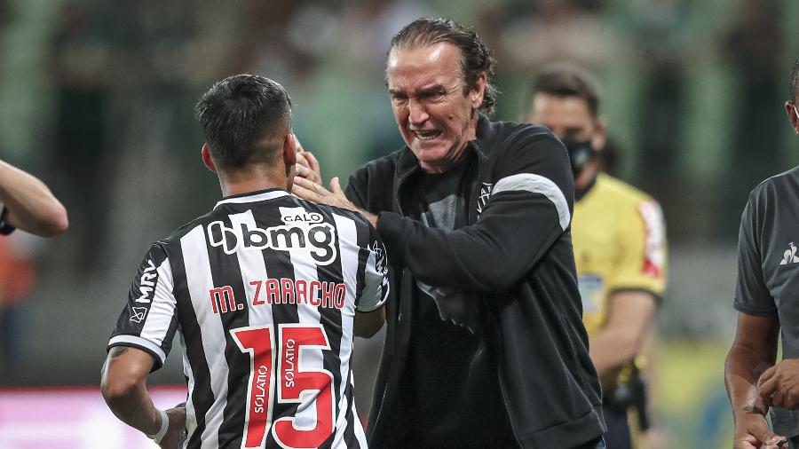 Desafio do Cuca é segurar a ansiedade dos jogadores do Atlético-MG - Pedro Souza/Atlético