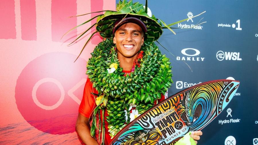 Kauli Vaast foi vice-campeão em Teahupoo em 2022