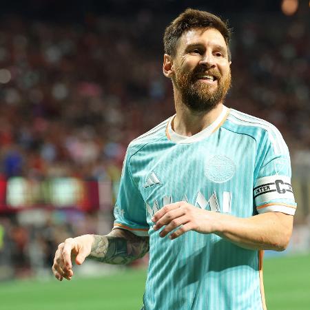 Messi durante partida do Inter Miami contra o Atlanta United