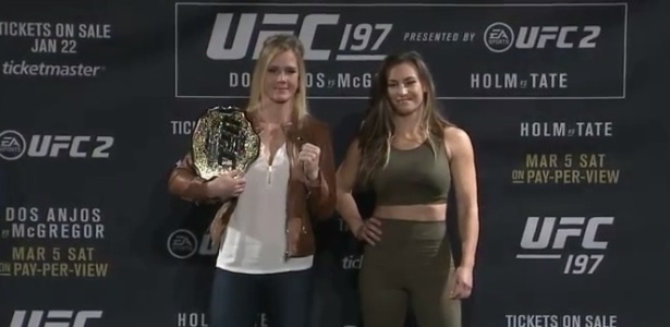 Miesha Tate e Holly Holm se enfrentam no dia 5 de março por cinturão do UFC - Reprodução/Youtube