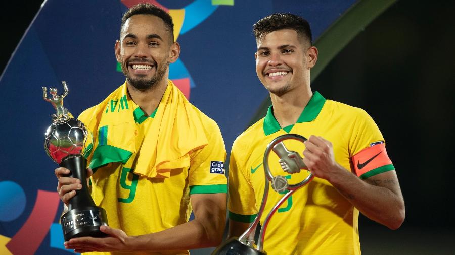 Matheus Cunha e Bruno Guimarães são destaques da seleção no Pré-Olímpico - Lucas Figueiredo/CBF