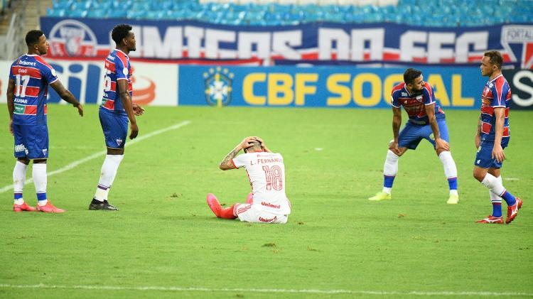 Game between Fortaleza and Inter, in Castelão, for Brasileirão - Kely Pereira / AGIF - Kely Pereira / AGIF