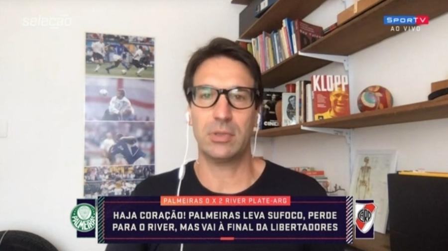 Arnaldo Ribeiro vê Palmeiras em construção e o compara a Flamengo de 2019 - Reprodução/SporTV