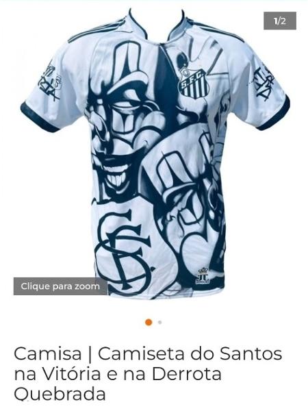 Camisa do Santos com palhaço - Reprodução - Reprodução