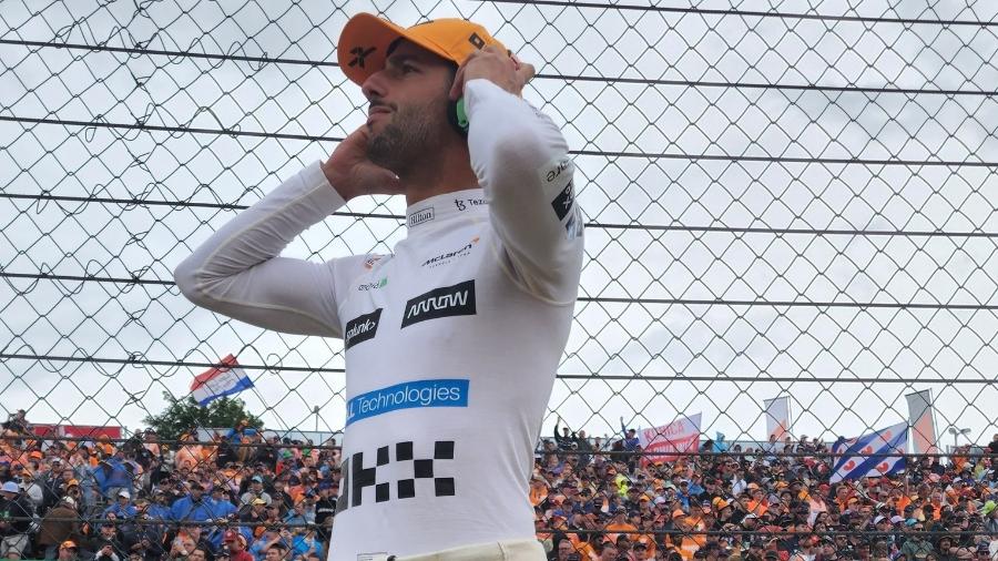 O australiano Daniel Ricciardo, da McLaren, antes do GP da Hungria, no domingo passado - McLaren