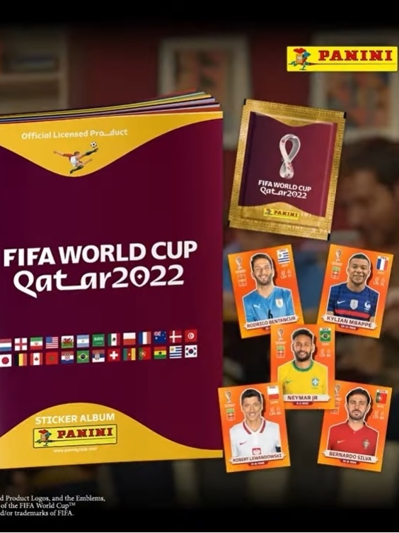 COR da NOSSA FIGURINHA - Álbum Copa do Mundo Qatar 2022 da Panini 