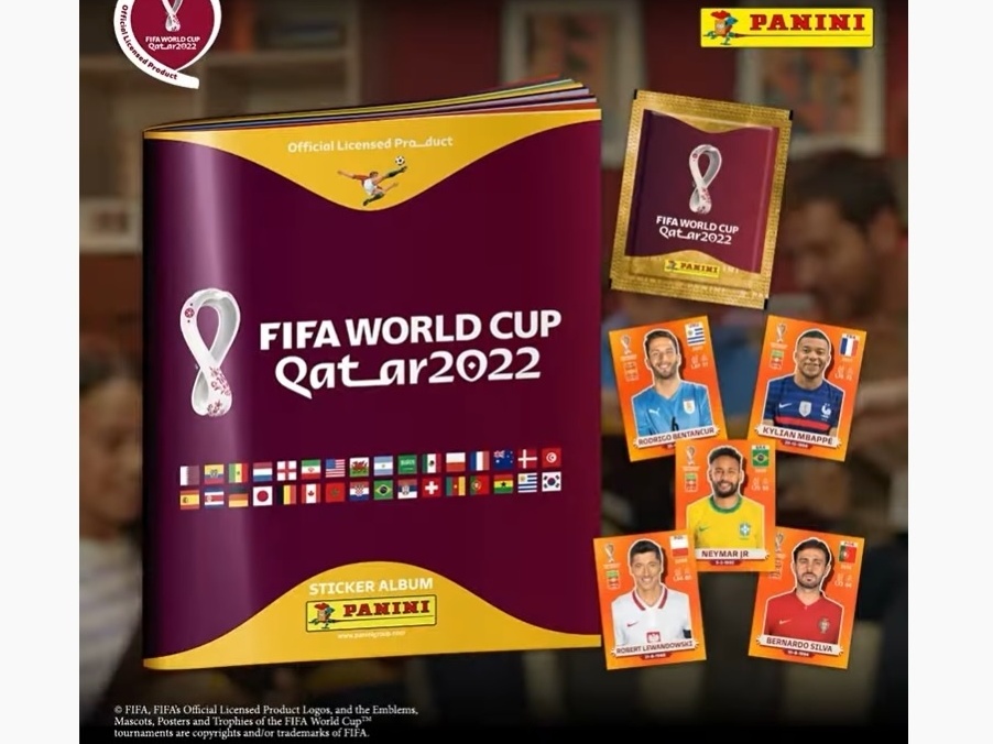 COR da NOSSA FIGURINHA - Álbum Copa do Mundo Qatar 2022 da Panini 