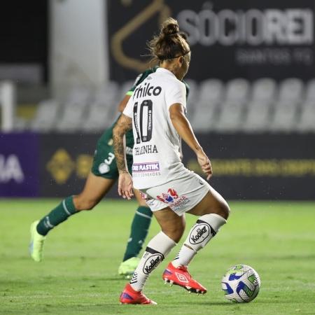 Santos e Palmeiras empataram na Vila pelo Brasileirão feminino - Divulgação/Santos