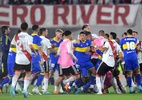 River x Boca termina com confusão em campo e seis expulsos; assista - Marcelo Endelli/Getty