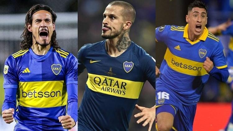 Cavani, Benedetto e Merentiel são as opções do Boca como atacante de referência