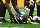 Jogador da NFL vai a nocaute e cai desacordado em campo após trombada - Joe Sargent/Getty Images/AFP