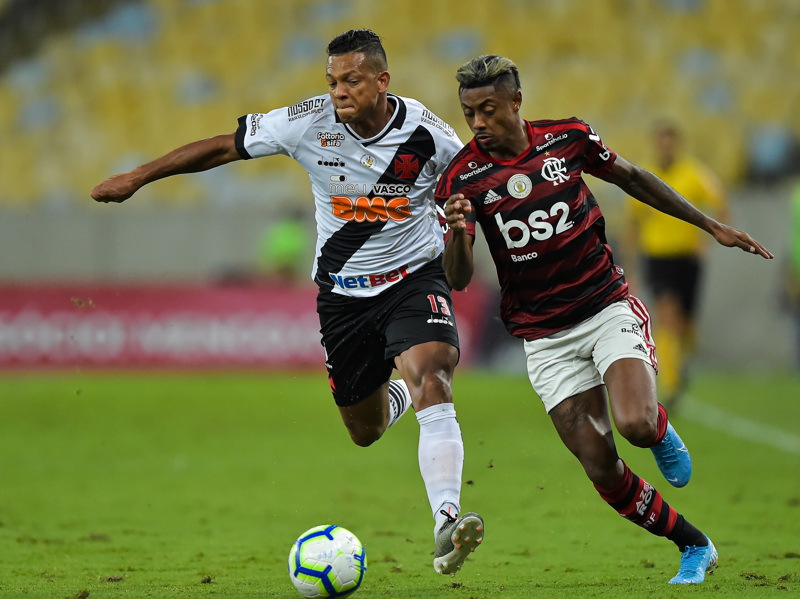 Disposição tática do Vasco para enfrentar o Grêmio